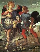 Andrea del Verrocchio Tobias und der Engel Sweden oil painting artist